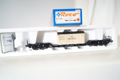 H0 Roco 47740 Tiefladewagen 'Krauss-Maffei' - top/ovp