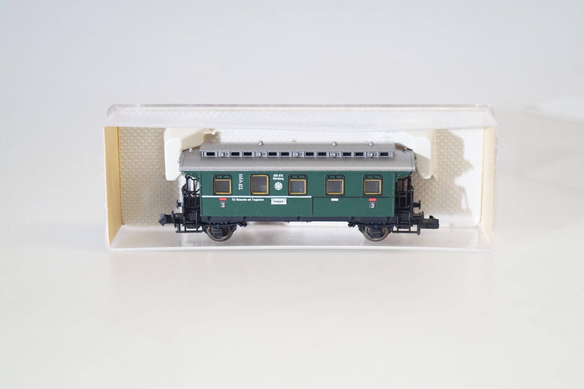 Spur N: Fleischmann 8067 Personenwagen 3.Kl., neuw./ovp