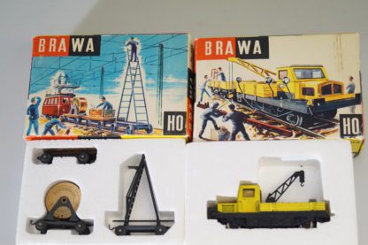 Brawa h0 455+456 Gerätewagen + Rottenkraftwagen, neu