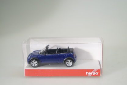 1:87 Herpa 023276 New Mini Cabrio blau, neu