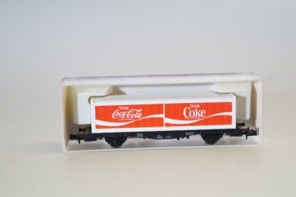Spur N: Fleischmann piccolo 8243 Güterwagen 'COCA-COLA', top/ovp