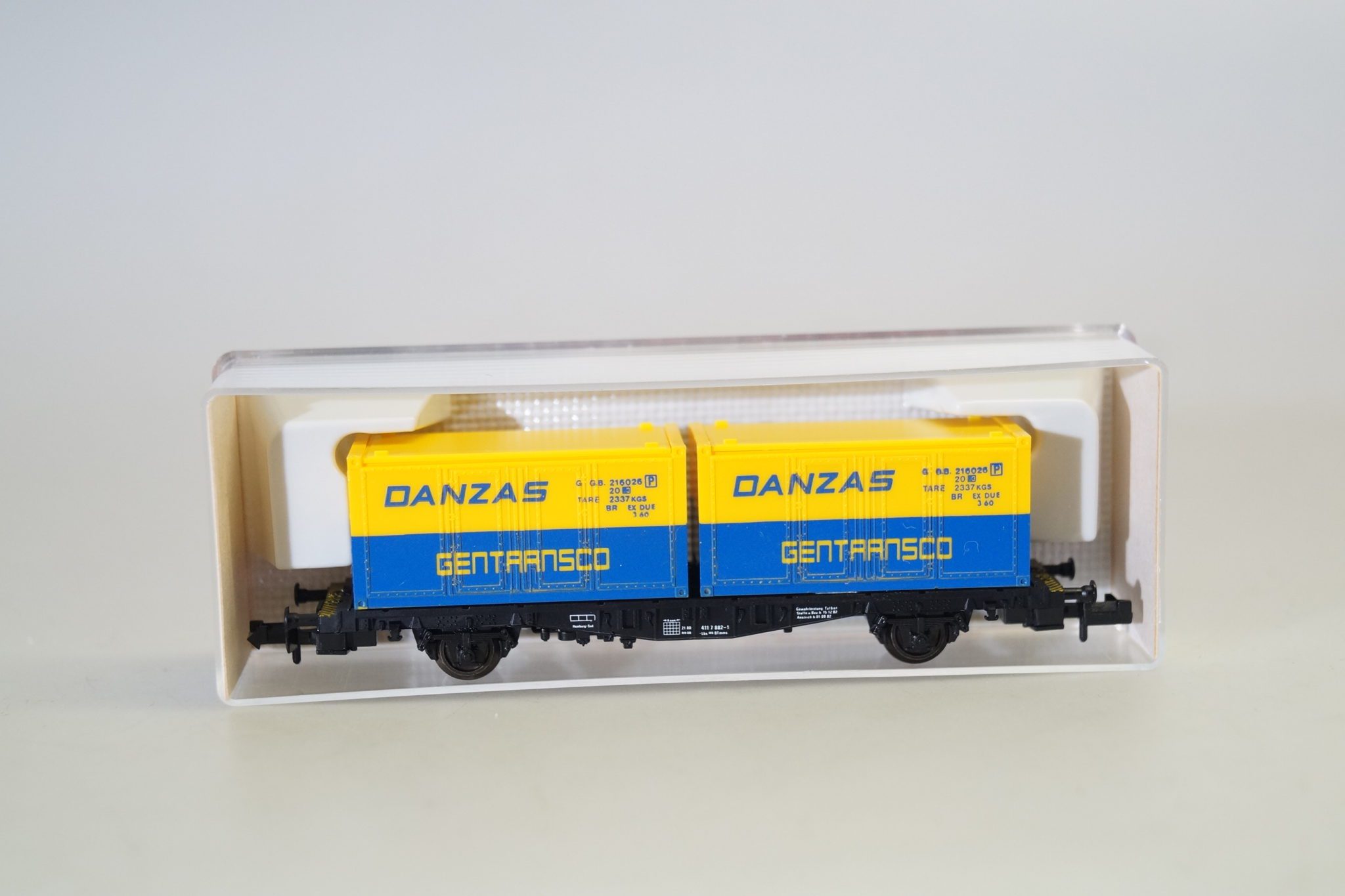 Spur N: Fleischmann 8233 Güterwagen Danzas, neuw./OVP