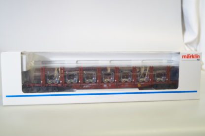 h0 Märklin 47711 Rungenwagen + Holzladung, top/ovp