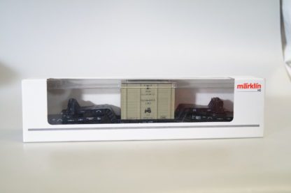 h0 Märklin 4618 Tiefladewagen + Ladung, top/ovp