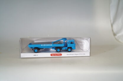 Wiking Baustoffwagen Auflieger HO 1:87 – Hellblau, Perfekt Für Modellbahn-Fans