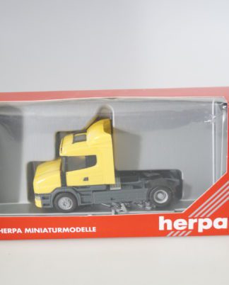 (143677) 1:87 Herpa 145657 Scania Hauber ZM gelb, neu