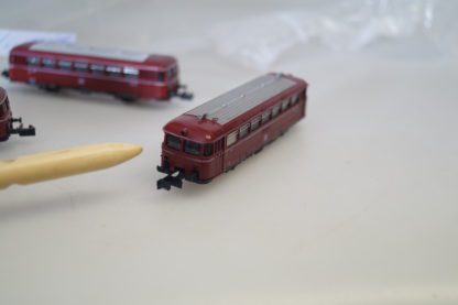 Spur N Arnold 2910/2911/2911 Schienenbus VT98 mit 2 Beiwagen, gut/Ersatz-Vp – Bild 4