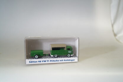 1:87 Wiking Edition 46 VW T1 Pritsche mit Anhänger, top/ovp