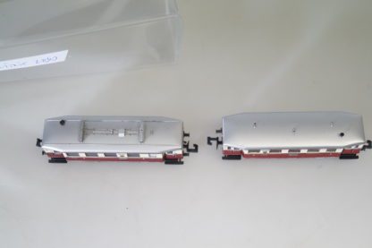 Spur N  Minitrix 2090 Dieseltriebwagen 2090 + Beiwagen, top/Ersatz-Vp – Bild 2