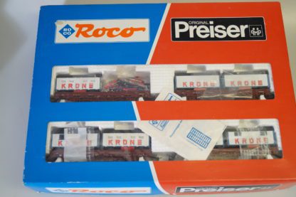 h0 Roco 44008 Gw-Set Circus Krone, neuw./ovp