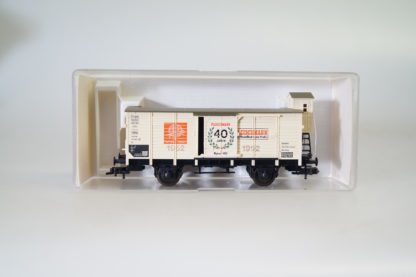 H0: Fleischmann 5806K GÜTERWAGEN '40 JAHRE FLEISCHMANN', TOP/OVP