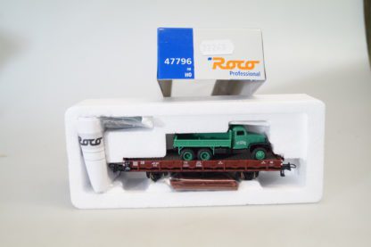 ROCO 47796 RUNGENWAGEN+LKW "SCHWARZ-BAU" - NEU
