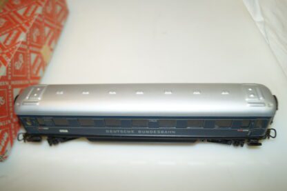 h0 Märklin 4014 Personenwagen blau, 346/6 1.Kl., top/Rautenkarton – Bild 2
