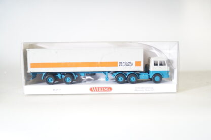 1:87 Wiking 0527 05 Henschel Cont. Sz Fruehauf, neuw./ovp