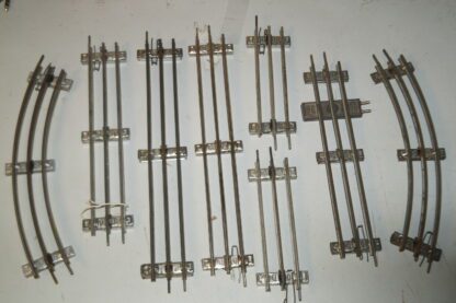 Märklin Spur 0: Konvolut Gleise 30er Jahre, mit Mittelleiter