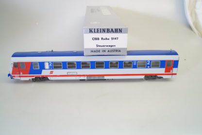 H0 Klein Modellbahn 5147 Steuerwagen ÖBB, top/ovp