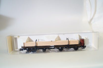 H0 Fleischmann 94 5252 K 2x Drehschemelwagen 'Langholz', neu/ovp