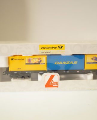H0 Lima 21421 Deutsche Post Containerwagen Danzas, neu