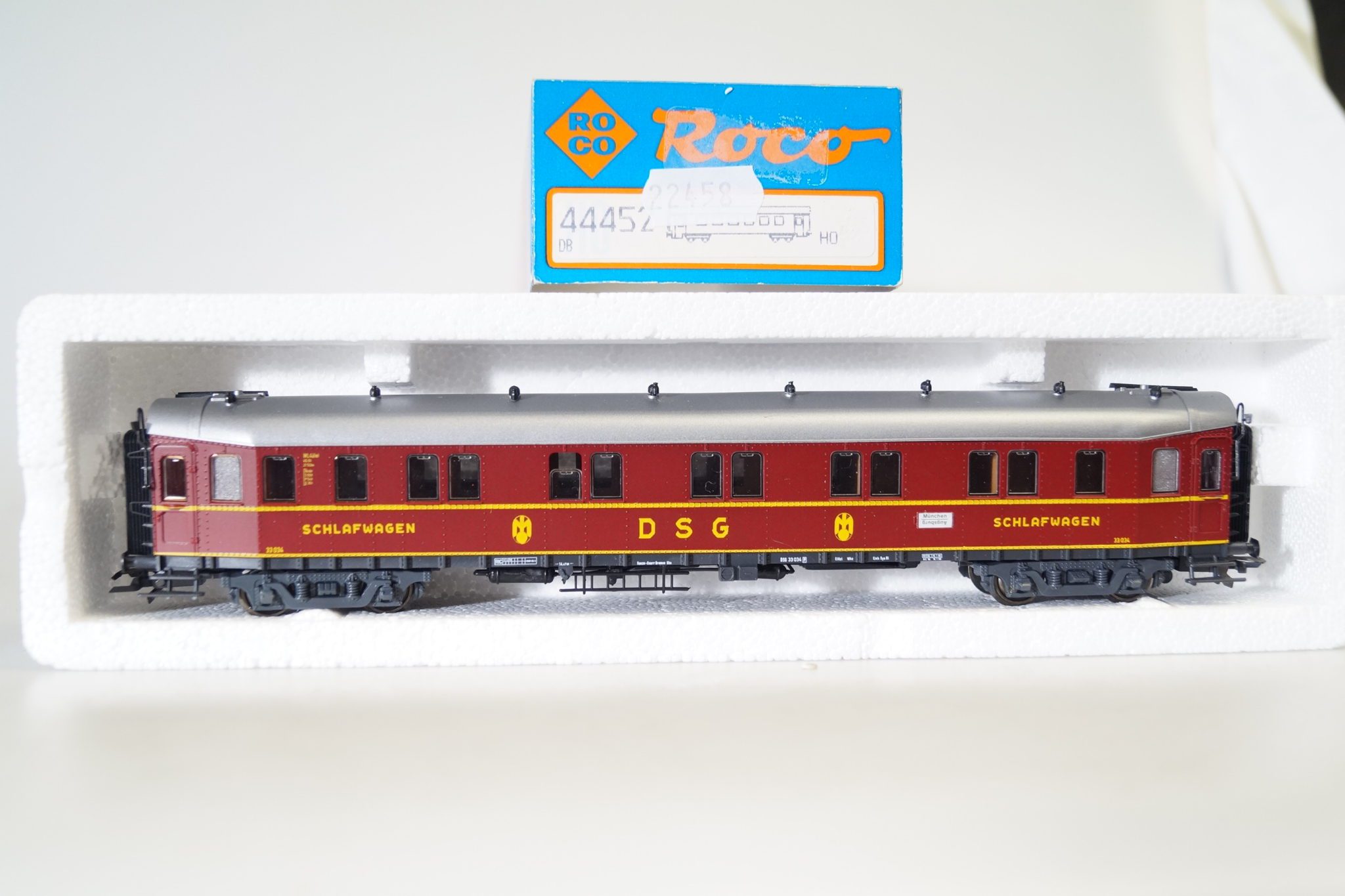 H0 Roco 44452 Schlafwagen DSG, ovp