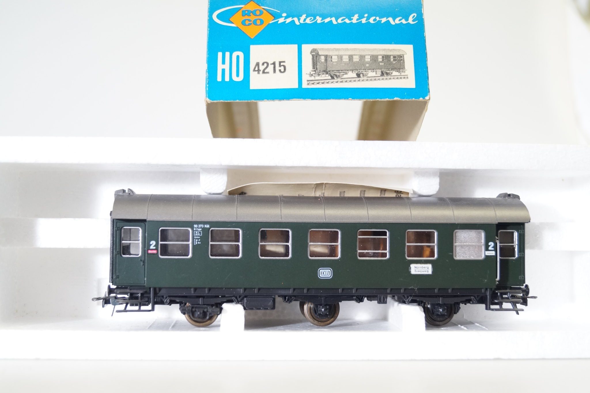 H0 Roco 4215 Umbauwagen 2.Kl. B3yge, neuw./ovp/AC-Achsen/KK