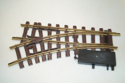 Spur G: LGB 1210/1206 Weiche links mit el. Antrieb, top