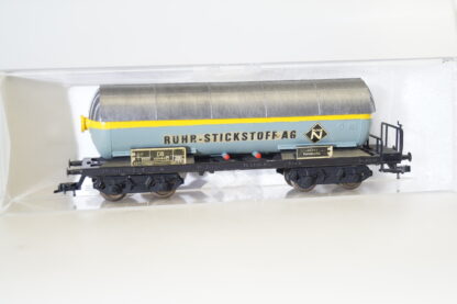 1:87 Fleischmann 5491 no.2 Kesselwagen 581 864 Ruhr-Stickstoff AG, top/ovp/Ac-Achsen/KK