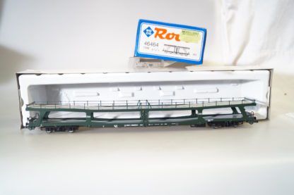 ROCO H0 46464 Autotransportwagen ÖBB grün, top/ovp