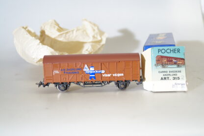 1:87 Pocher 315 Güterwagen SJ Akerlund, top/ovp
