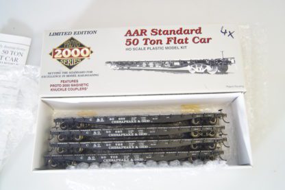 h0 Proto 2000 4 Stück Flat Car Canada Rail, sauber/ovp
