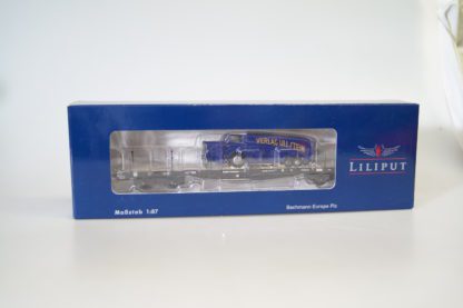 H0 Liliput L235750 Flachwagen mit LKW Rumpler, neuw./ovp