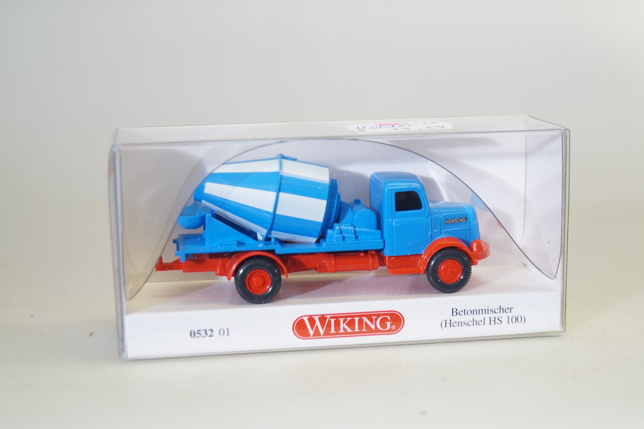 1:87 Wiking 0532 01 Henschel Betonmischer, neuw./OVP