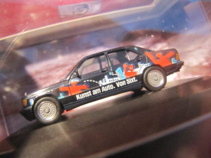 1:87  Herpa Exclusiv MB 190E Sixt Kunst am Auto, NEU – Bild 2