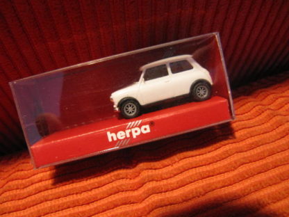 1:87 Herpa 022064 Mini Cooper weiss mit Faltdach, neu