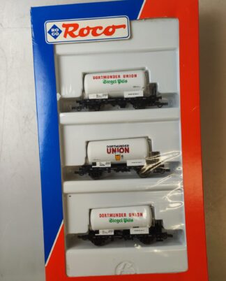 H0 Roco 44049 Kesselwagen-Set Dortmunder Union, neuw./ovp/AC-Achsen