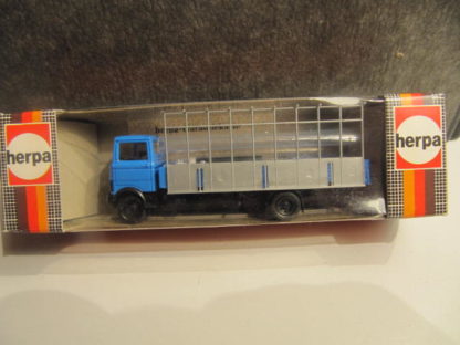 1:87 Herpa 814000 MB GLASTRANSPORTER VAR.2: 'BLAU', NEU