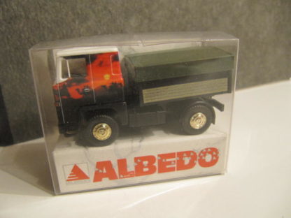 1:87 Albedo : SCANIA 141 "SCHAUSTELLER-ZUGMASCHINE NO.3 Sundown", NEU
