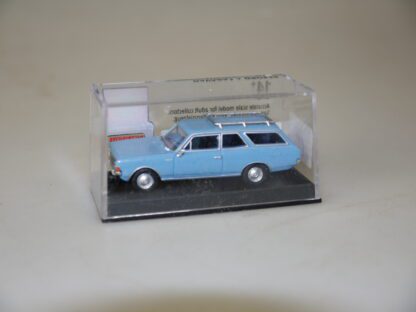 1:87 Brekina 20550 Opel Rekord Caravan blau, neu