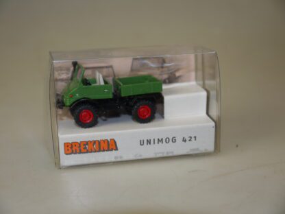 1:87 Brekina 39070 Unimog 421 grün, neu