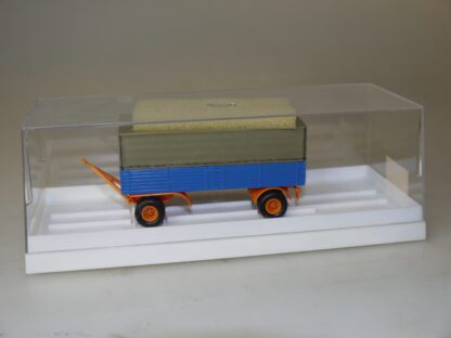 1:87 Brekina 5521 Anhänger blau/orange, neu