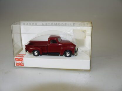 1:87 Busch 48200 Chevrolet Pickup 1950 dkl.rot, neu/ovp