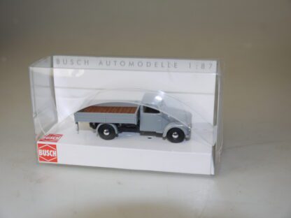 1:87 Busch 52301 Framo Pritsche grau, neu/ovp