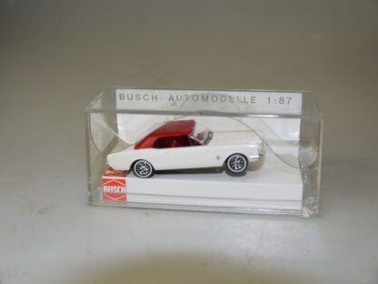 H0 Busch 47501 Ford Mustang Cabrio weiß - NEU