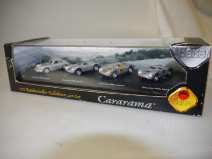 1:72 Bauer Cararama 52507 4x Porsche Rennmodell - neuw./ovp