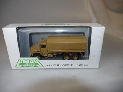 1:87 Herpa/Maag 740197 Iveco Magirus Pritsche/Plane sand, neuw./ovp