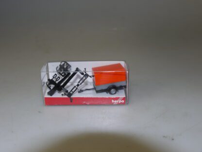 1:87 Herpa 051576 Anhänger + orange Plane - NEU