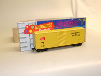 H0 Roundhouse 1117 Boxcar Green Bay & Western, gebaut/unbespielt