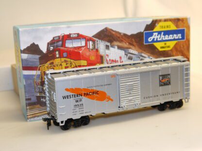 1:87 Athearn 1230 Box Car Western Pacific, neuw./unbespielt