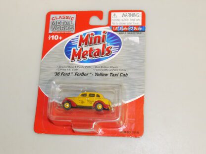 1:87 CMW mini metals 30199 Ford ForDor Yellow Taxi Cab - neuw./ovp
