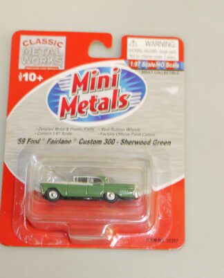 1:87 CMW mini metals 30287 Ford Fairlane Sherwood Green - neuw./ovp