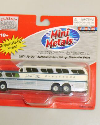 1:87 CMW mini metals 33102 GMC Scenicruiser Greyhound Bus - neuw./ovp